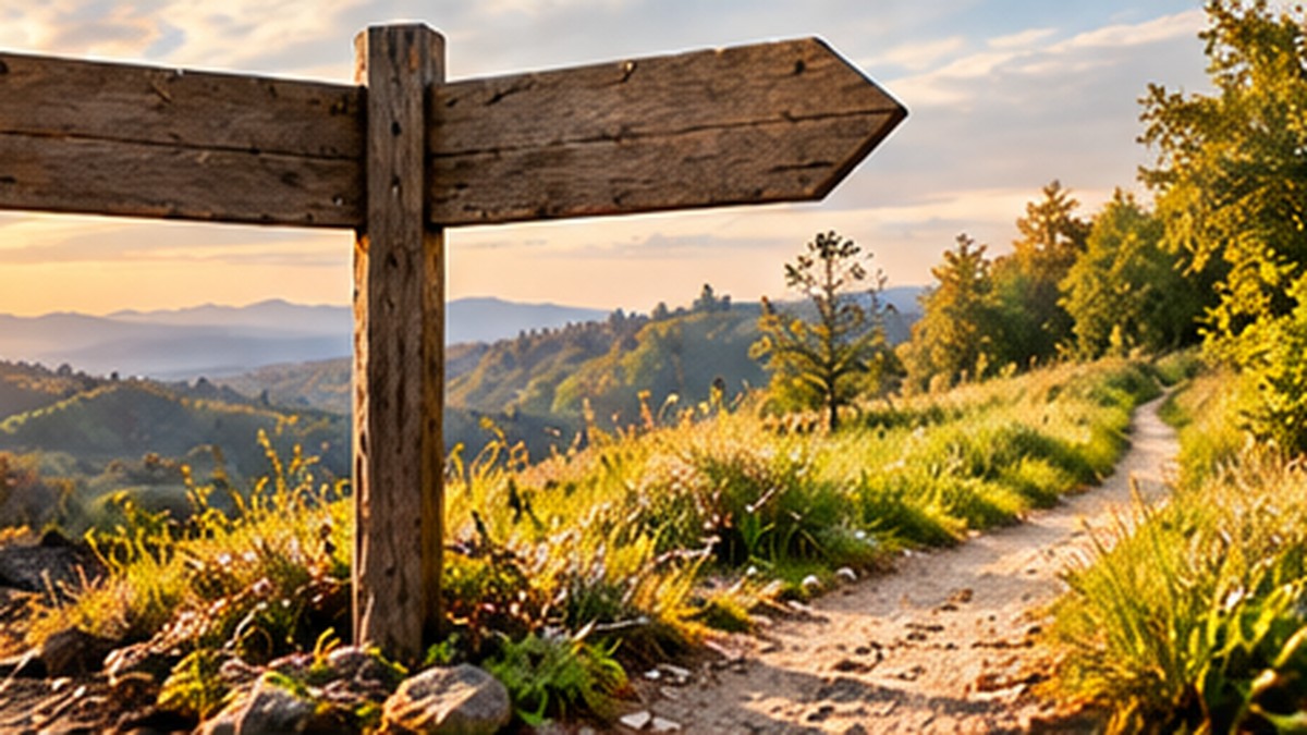 Two contrasting paths at sunrise, illustrating the difference between life directed by the flesh and life led by the Spirit