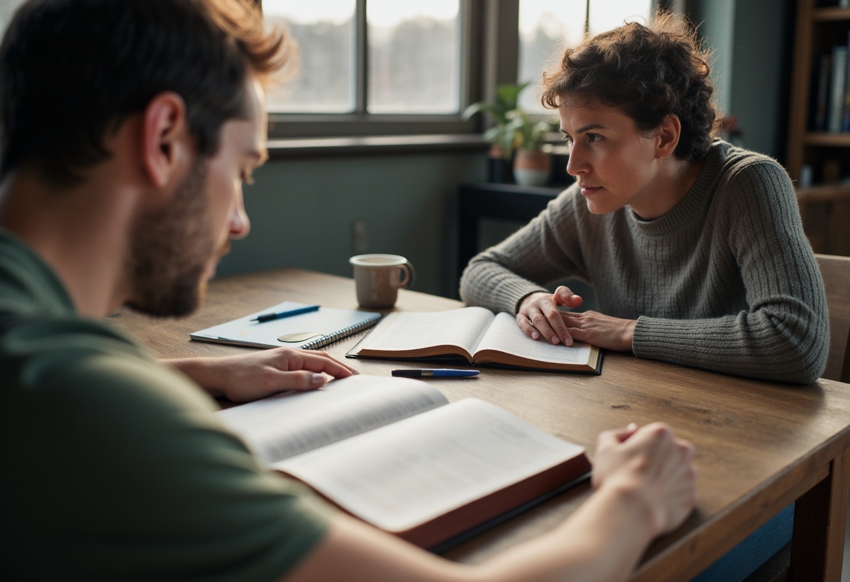 Christian discipleship through Bible study, listening, and encouragement
