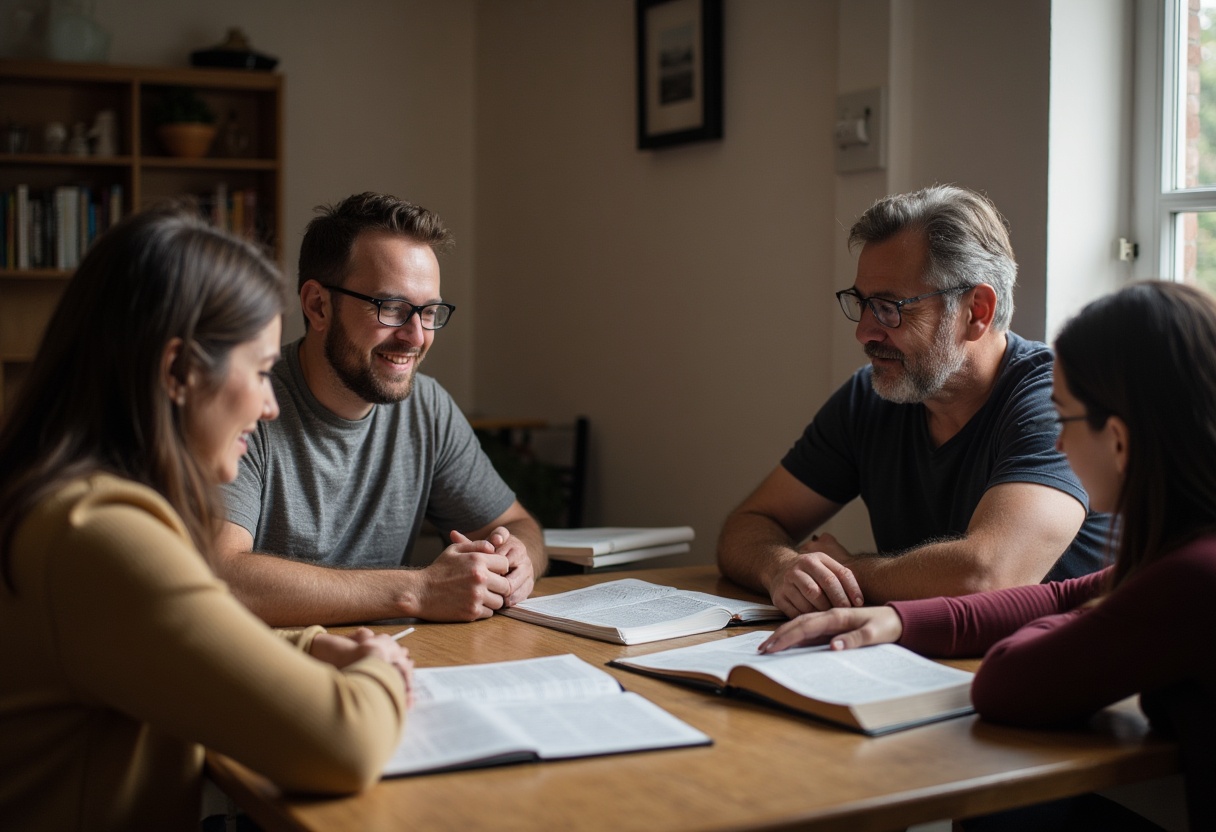 Christian disciples helping other believers grow in Christ